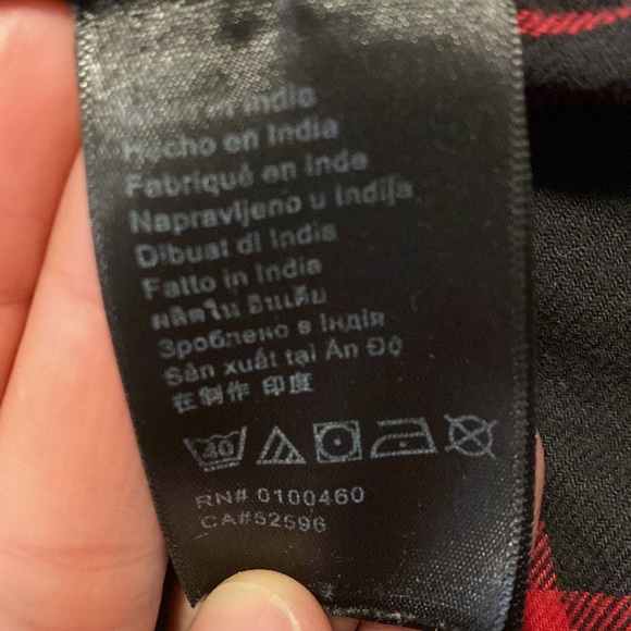 Kavu Billie Jean Flannel Plaid - Size XS - Picture 5 of 5